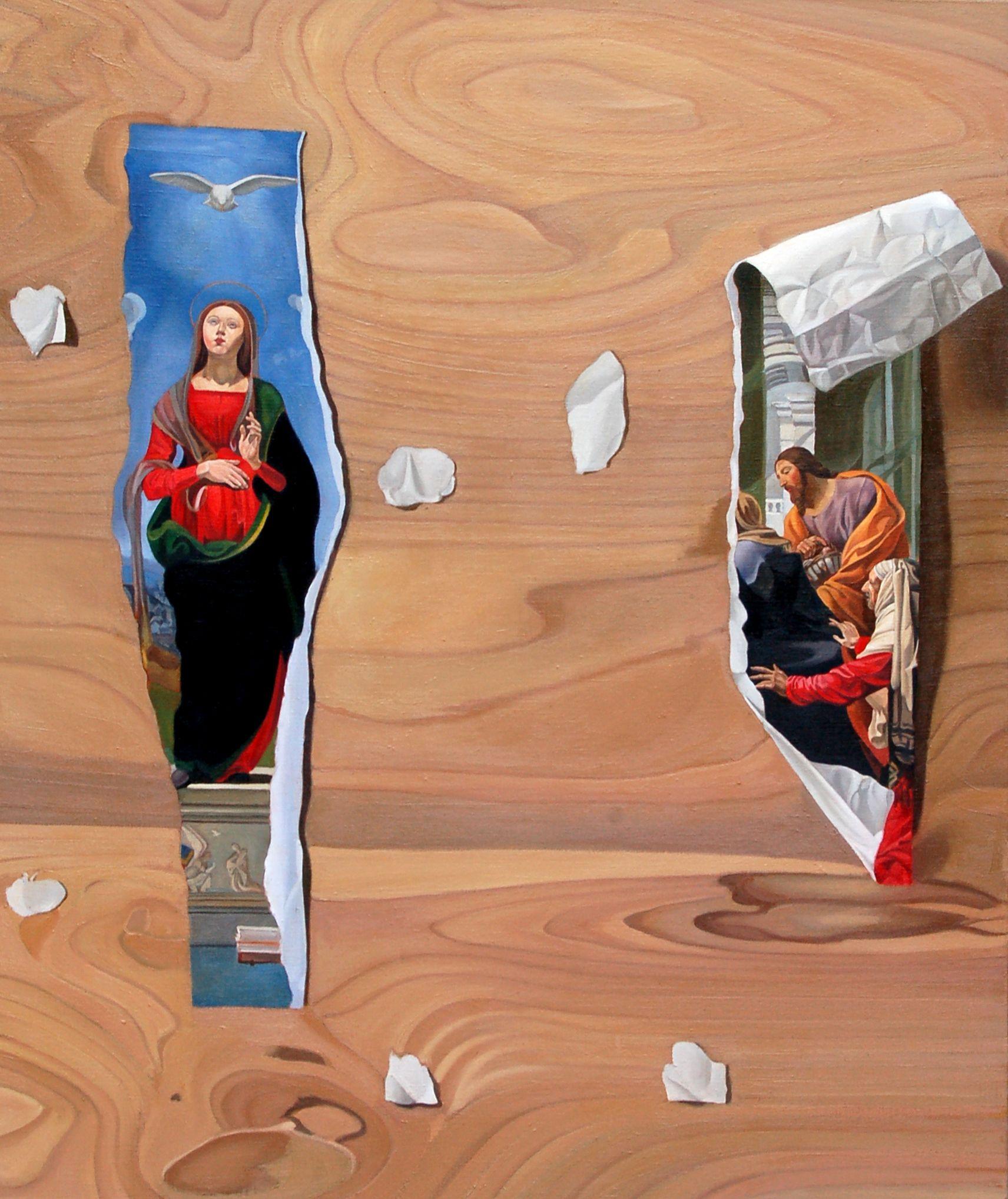 Fin de l'histoire, peinture, huile sur toile