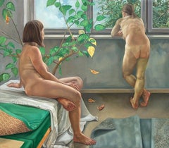 Used In from on the window, Painting, Oil on Canvas