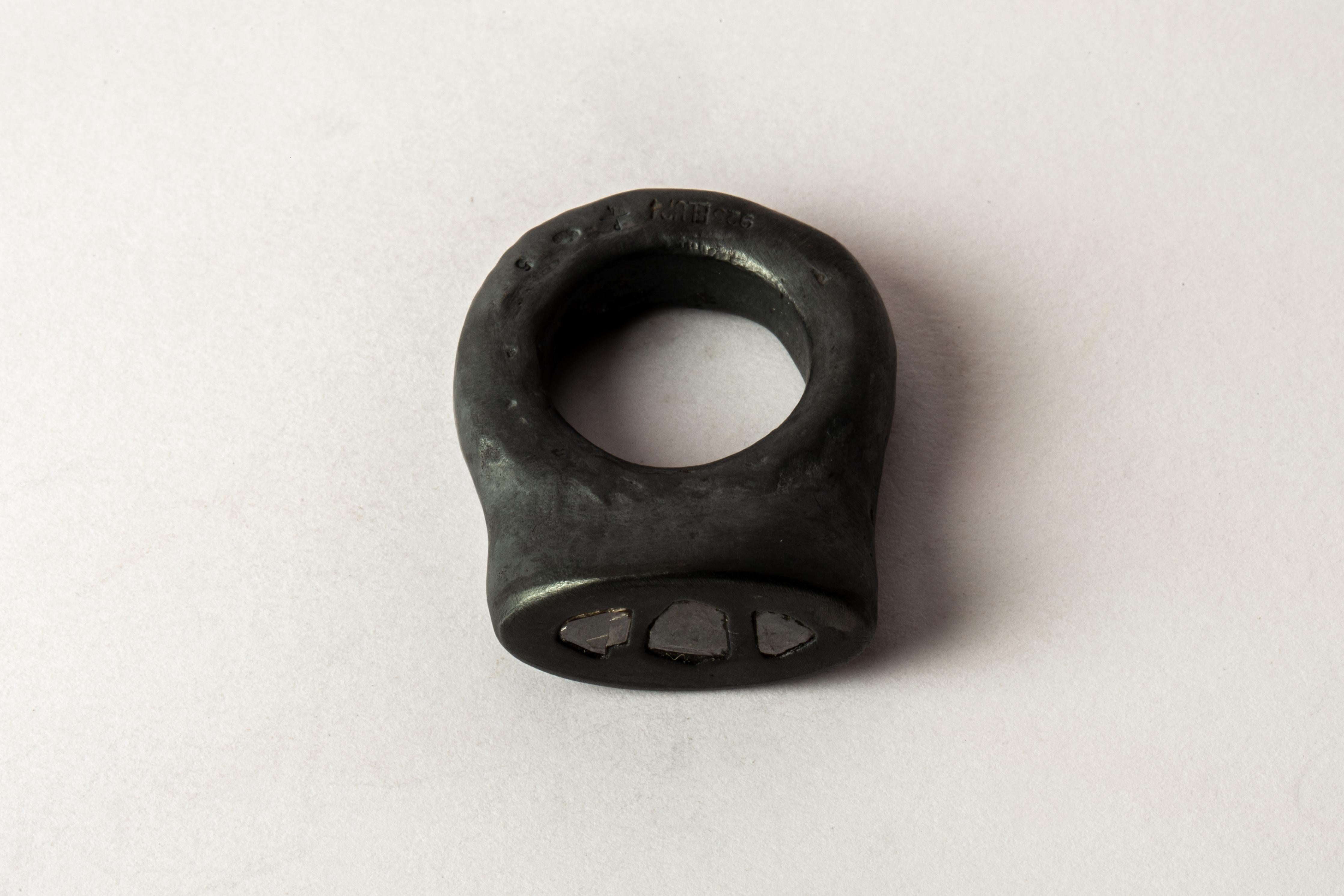 For Sale:  Roman Ring (0.4 CT, 3 Diamond Slabs, KA+DIA) 4