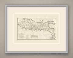 Roman Roads of Ancient Italy, d'Anville Voies Romaines Map, 1818