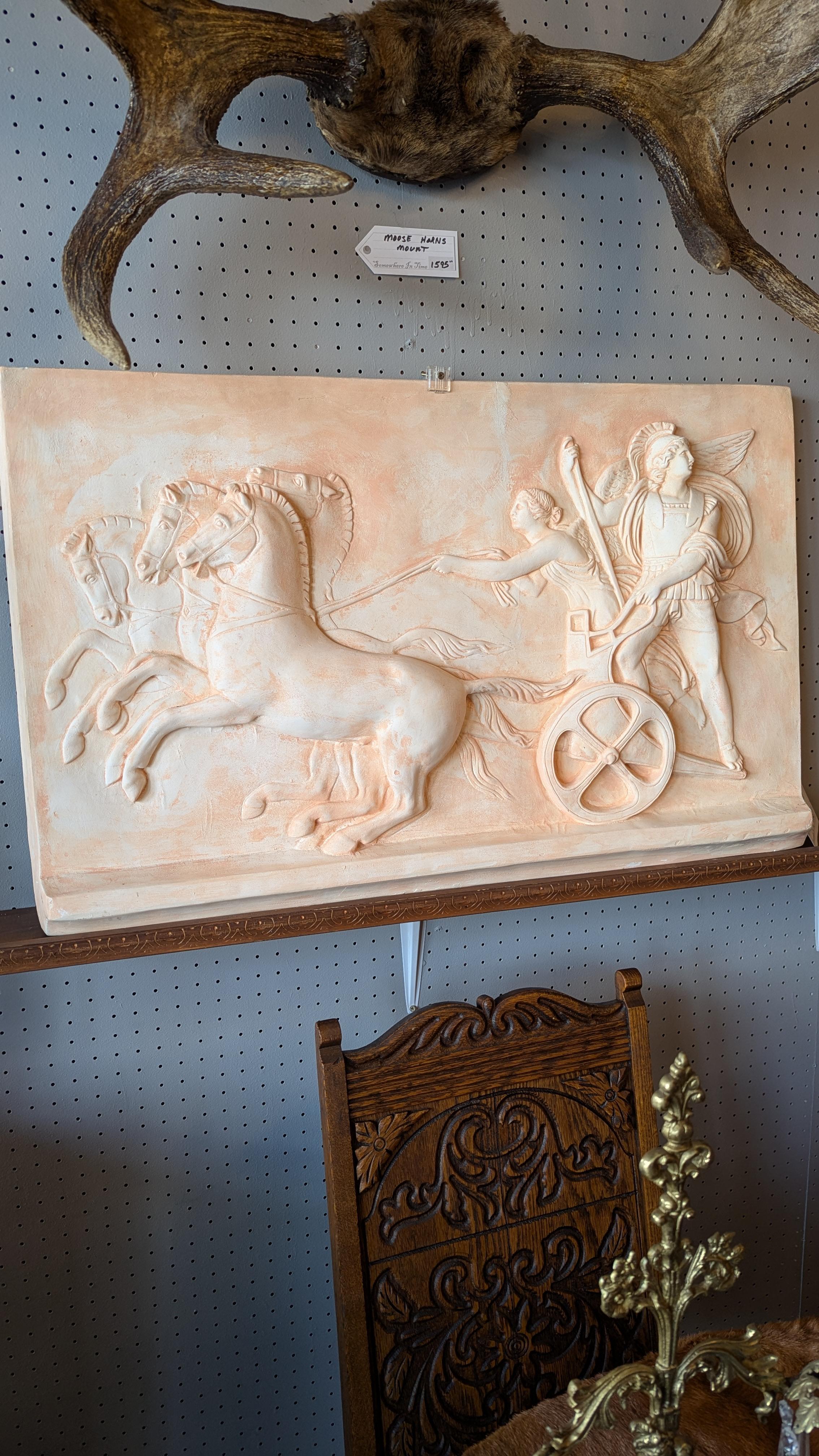 Roman Scene Frieze wall sculpture For Sale 3