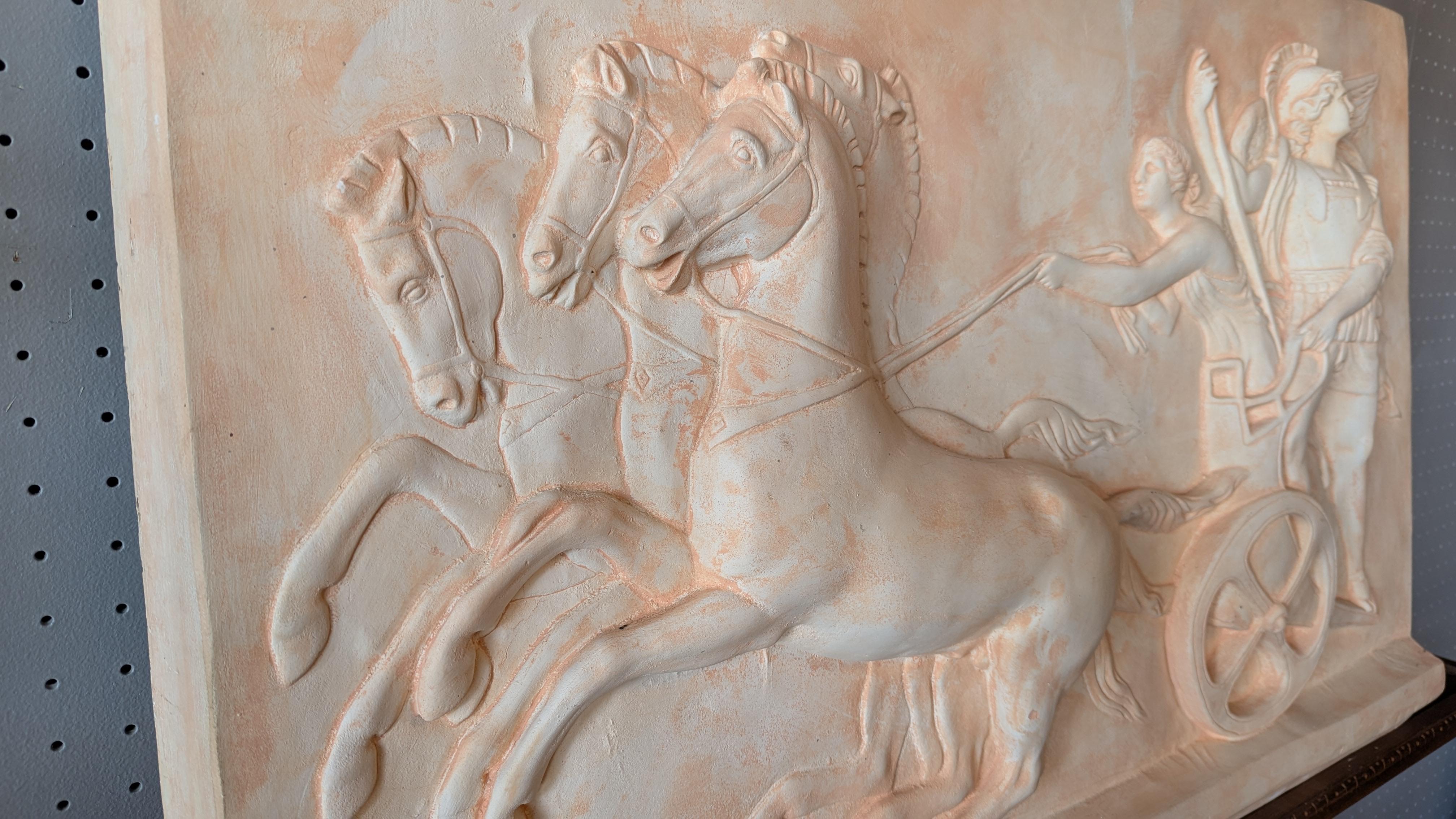 American Roman Scene Frieze wall sculpture For Sale