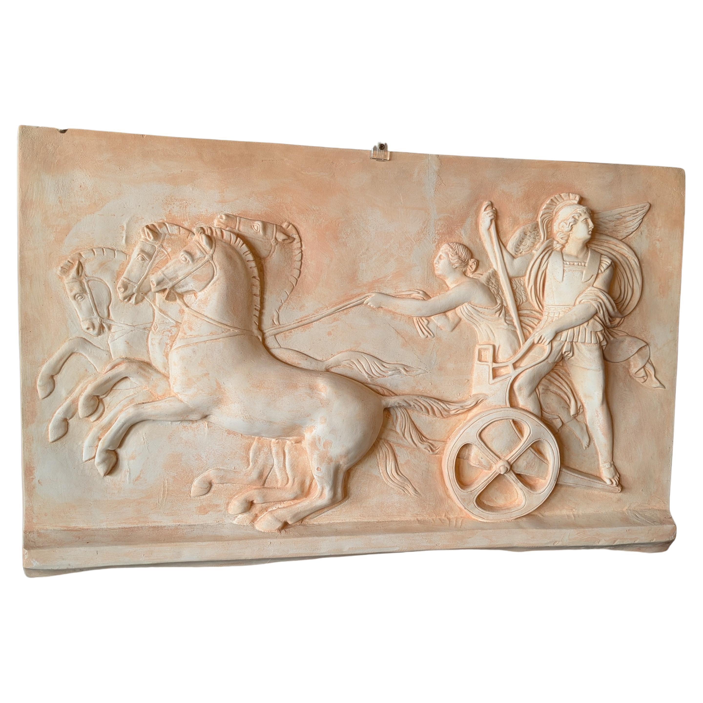 Roman Scene Frieze wall sculpture