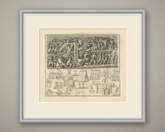 Roman Siege Relief with a Ram, Siege Towers and Engines, Montfaucon, 1722