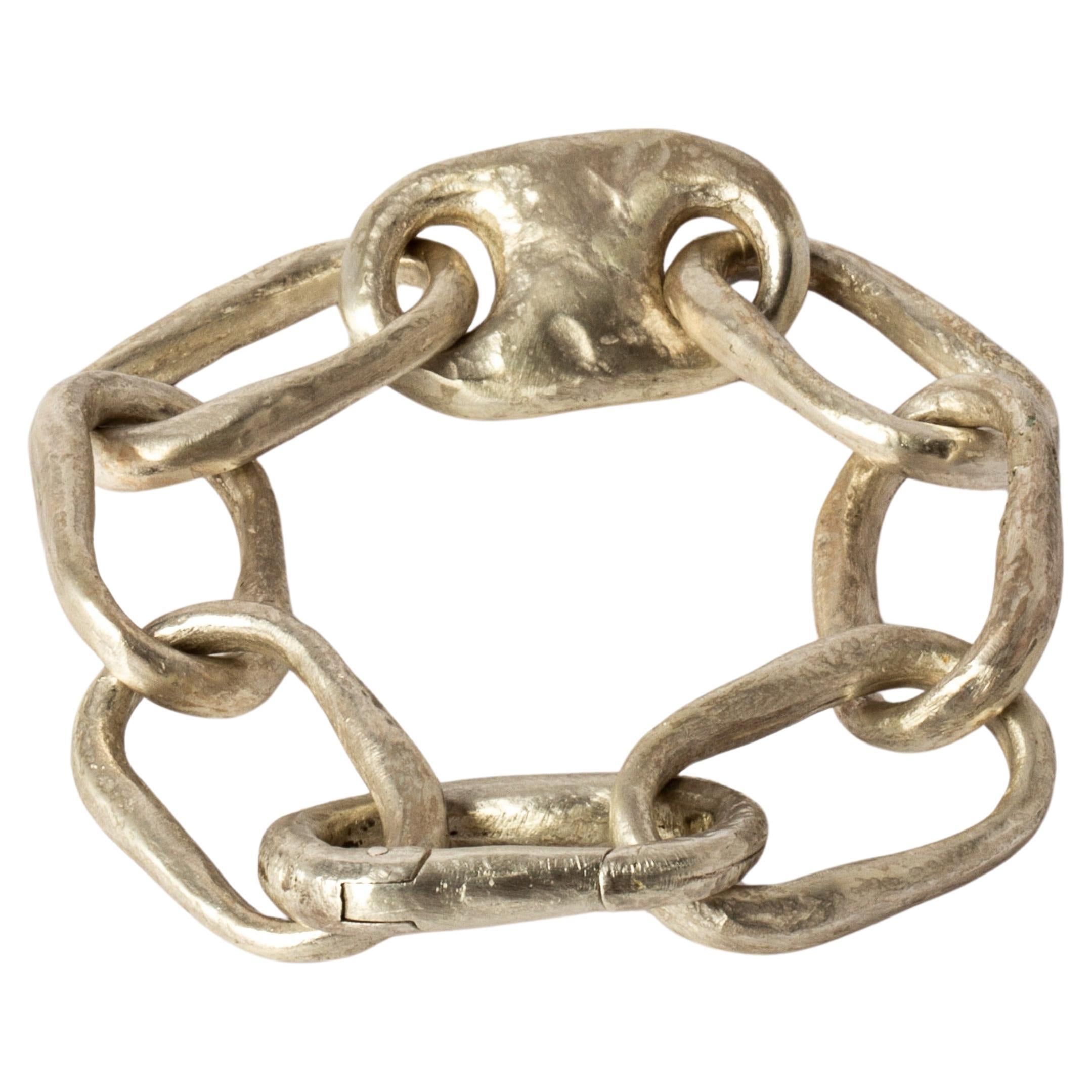 Roman Small Link Bracelet w/ Small Closed Link (MA) For Sale