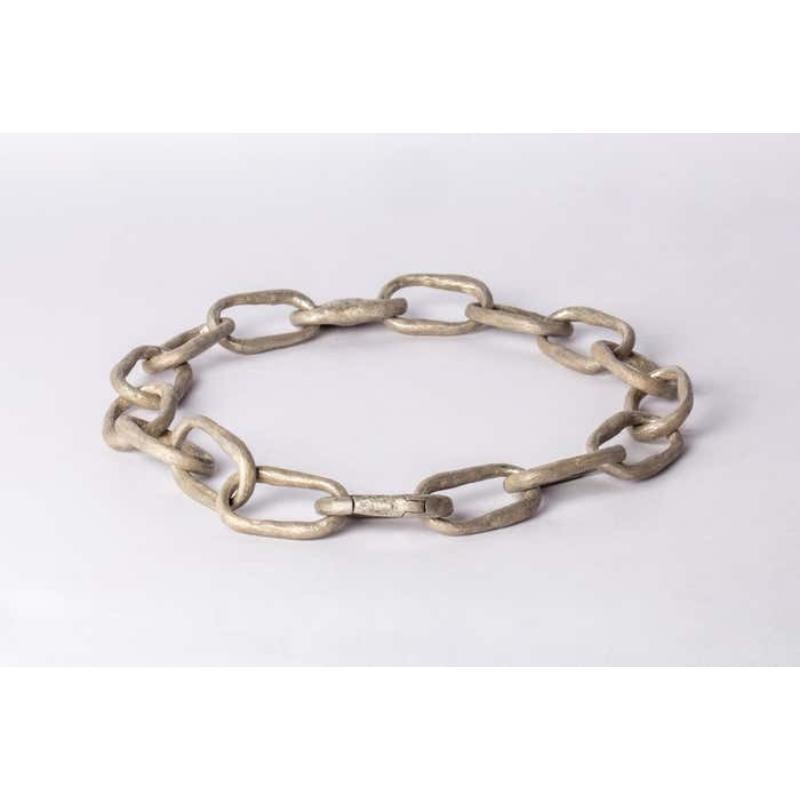 Women's or Men's Roman Small Link Necklace w/ Small Closed Link (45cm, DA) For Sale