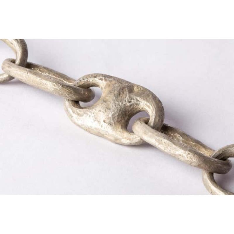 Roman Small Link Necklace w/ Small Closed Link (45cm, DA) For Sale 3