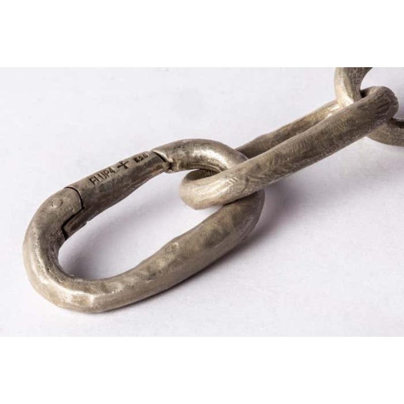 Roman Small Link Necklace w/ Small Closed Link (45cm, DA) For Sale 4