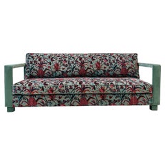 Roman Sofa by La Maison Pierre Frey in Exquisite Openwork Velvet