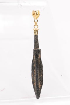 Roman Spear Pendant w 21K Bail (pendant only)