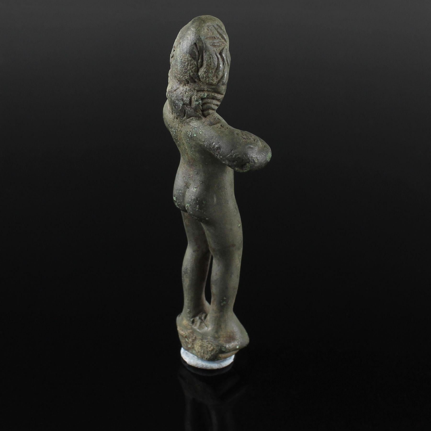 XVIIIe siècle et antérieur statuette romaine d'Eros-Harpocrates en vente