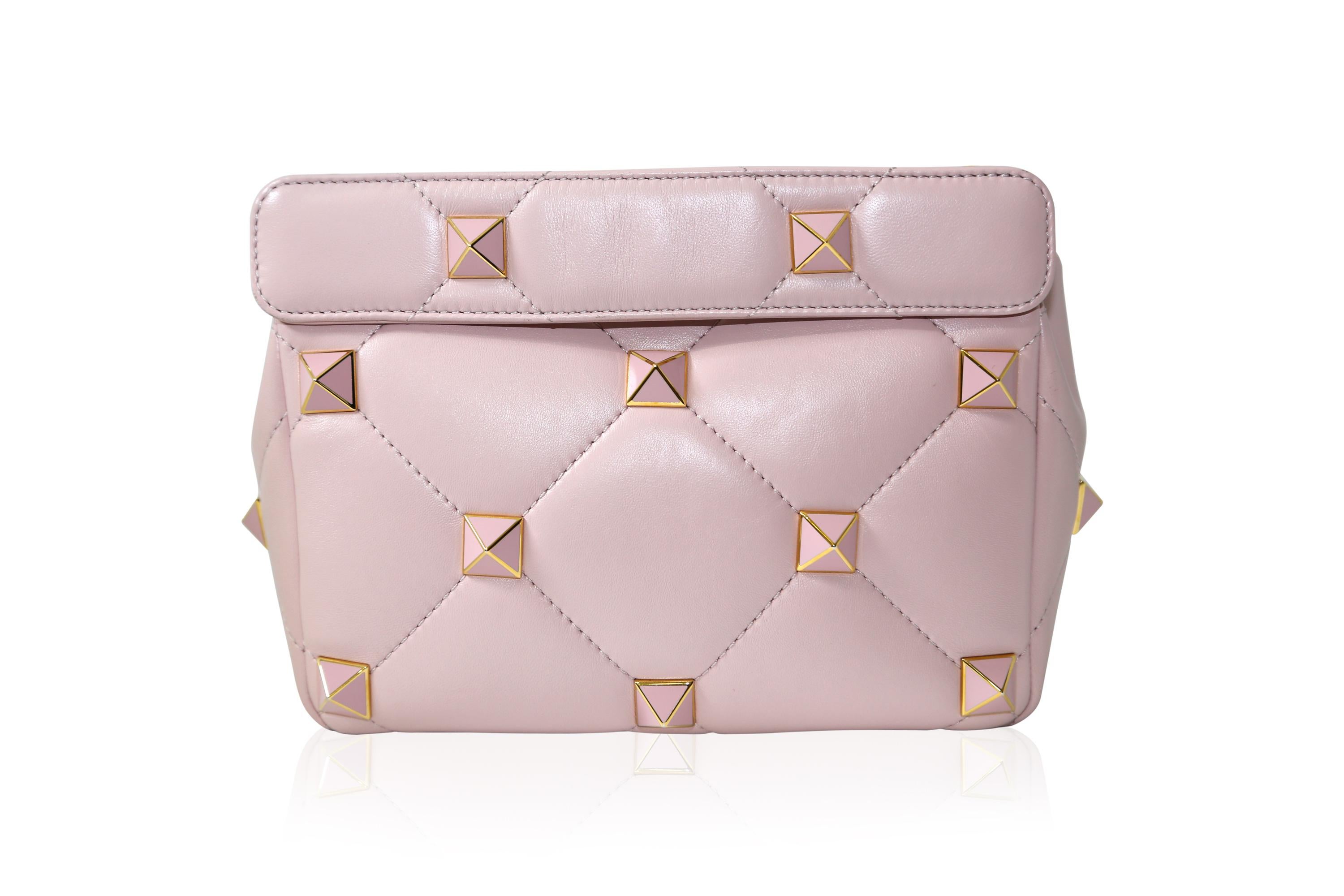 Women's or Men's Roman Stud Medium Leather Shoulder Bag
