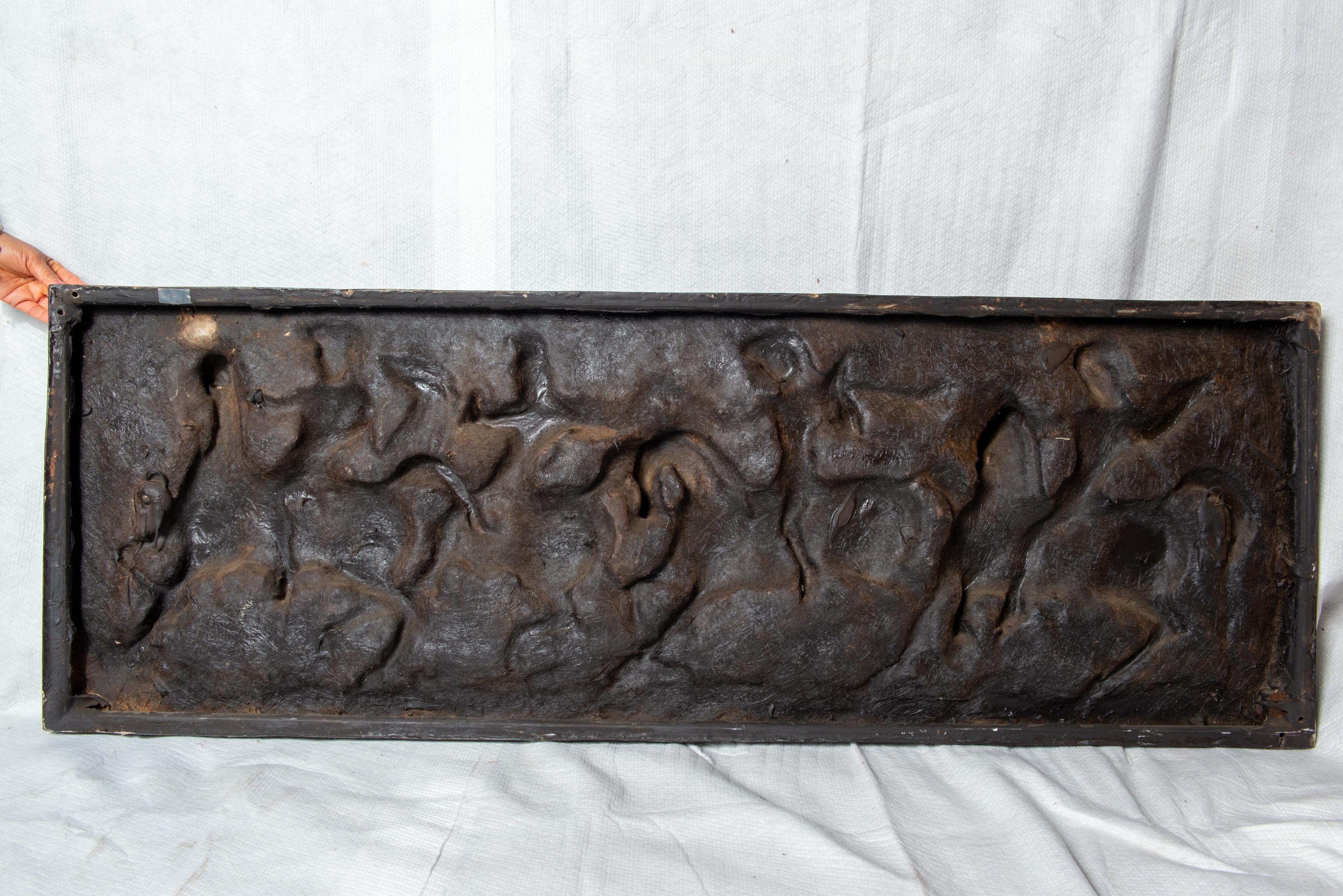 Roman style Frieze Soldiers on Horseback, Fiberglass 4