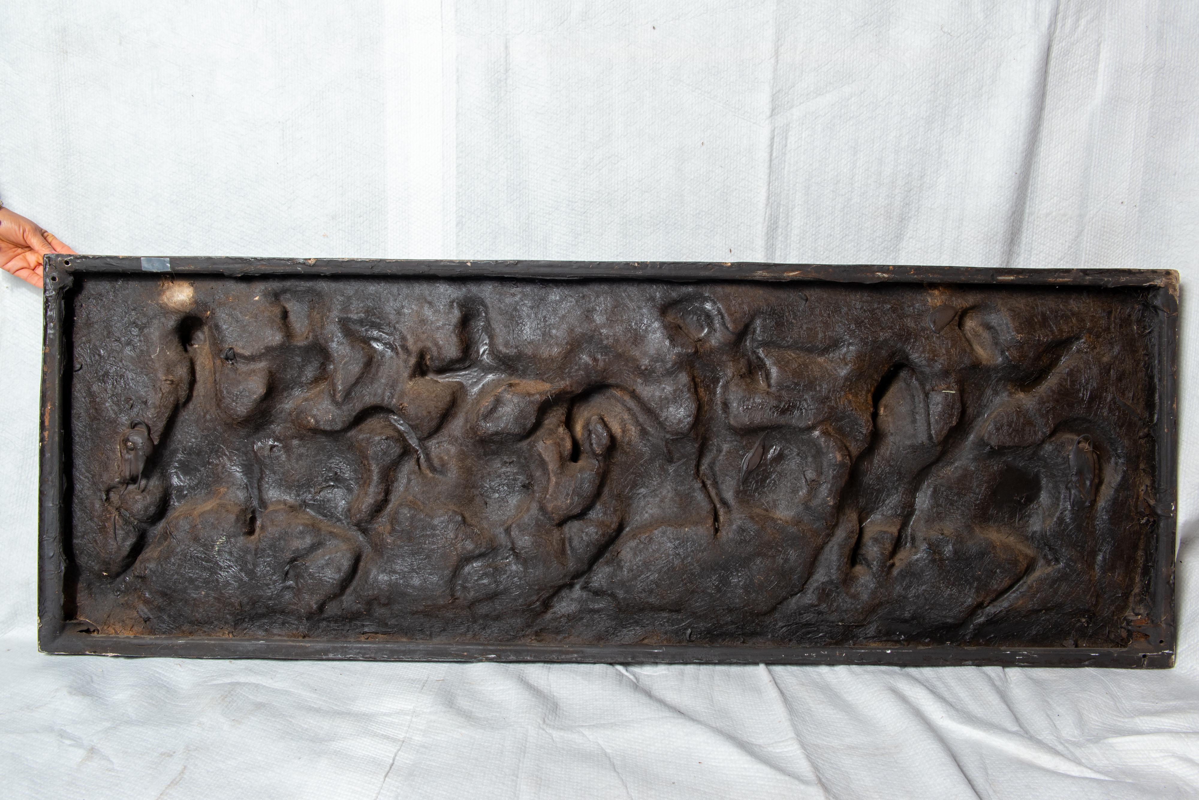 Roman style Frieze Soldiers on Horseback, Fiberglass For Sale 5