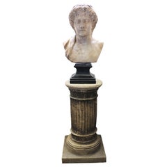 Roman Style Head with Column