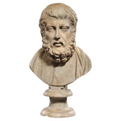 Roman style Marble Bust of Hermarchos