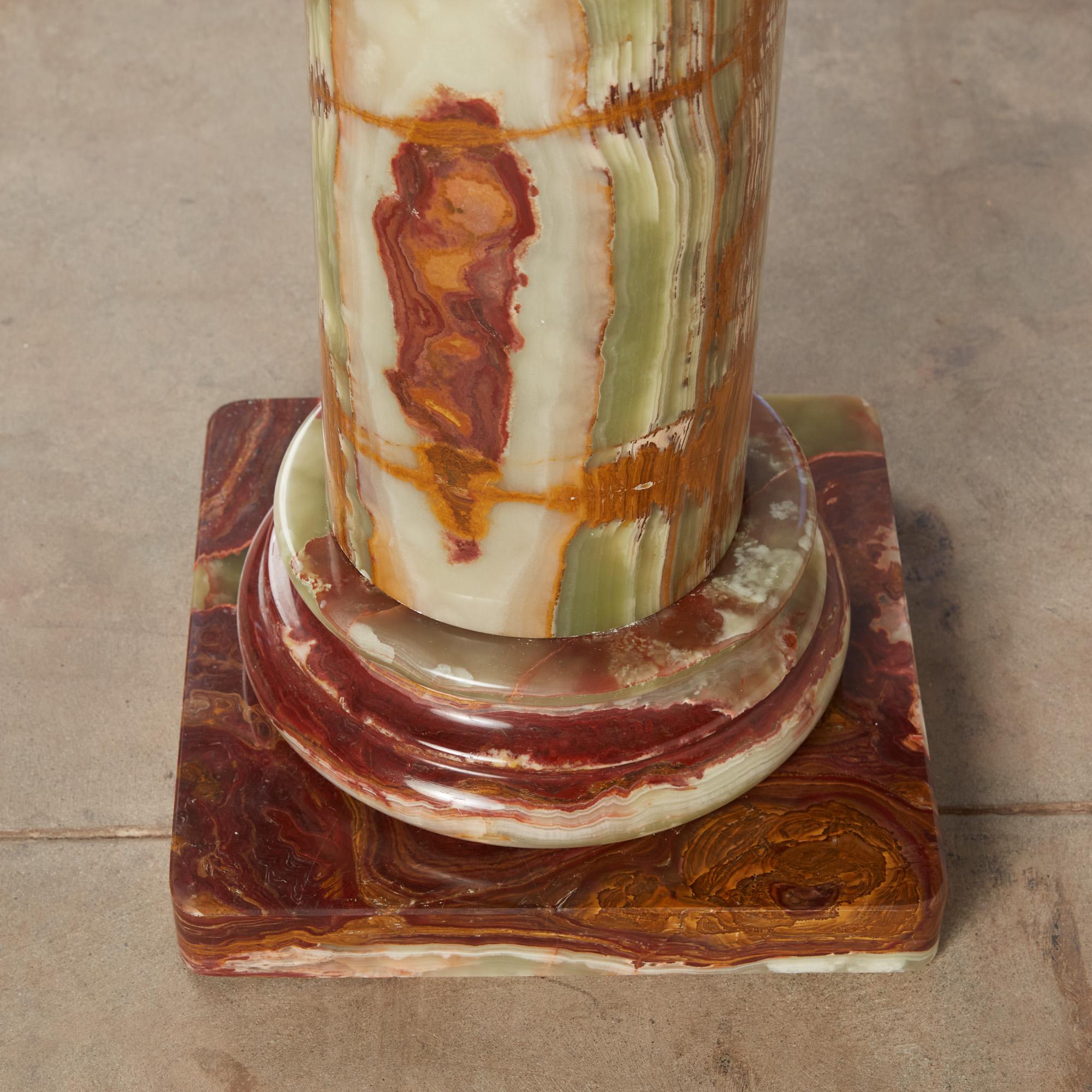 Roman Style Onyx Pedestal 9