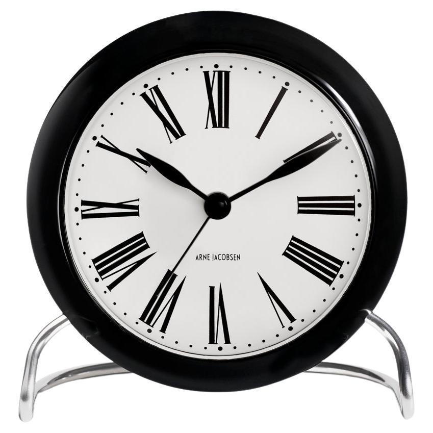 Roman Table Clock White/Black For Sale