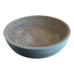 Roman Travertine Bowl by Le Lampade