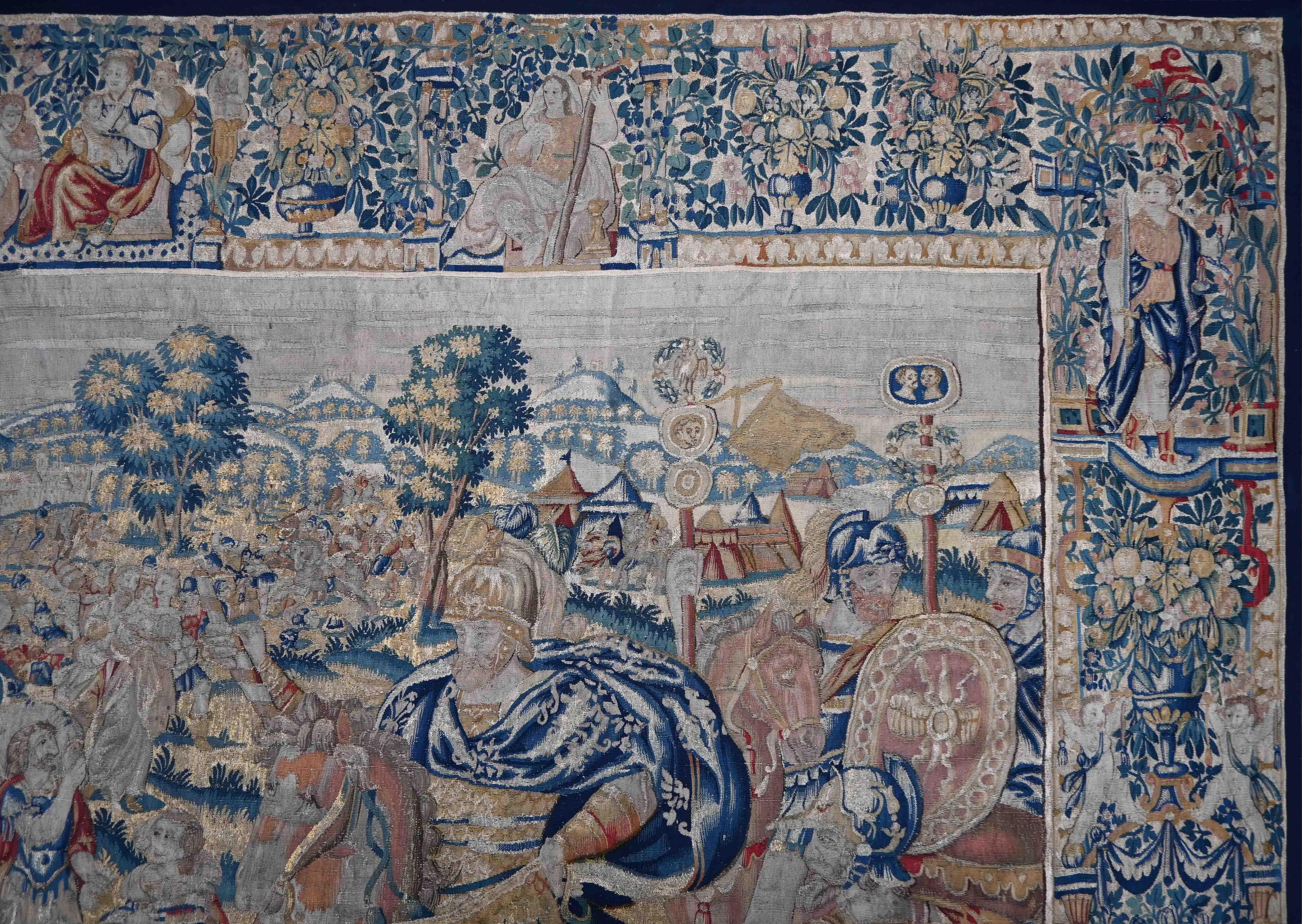 Belge Triomphe romain - Fine tapisserie bruxelloise du 16ème siècle - 355 lx300 h - n° 1507 en vente