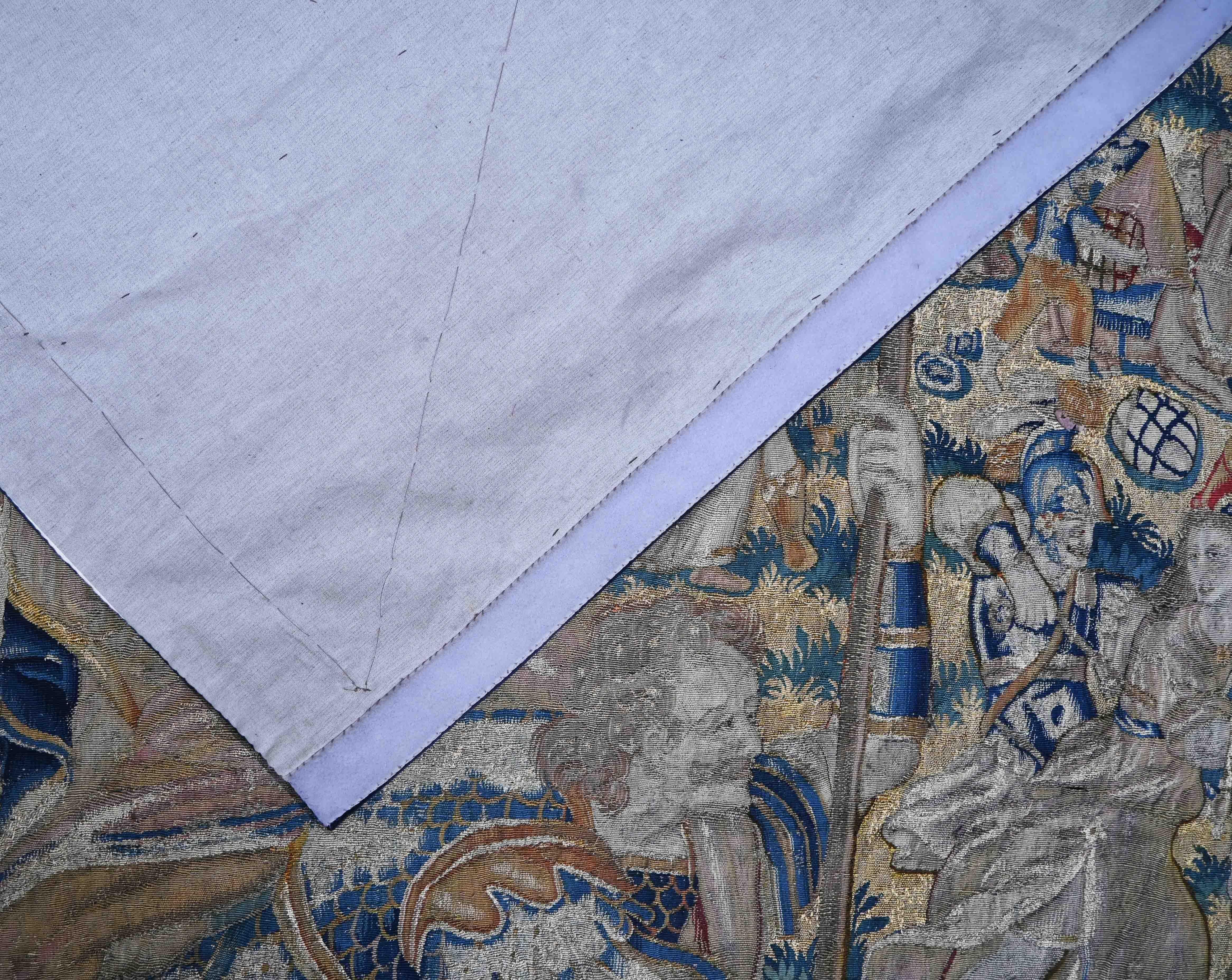 Laine Triomphe romain - Fine tapisserie bruxelloise du 16ème siècle - 355 lx300 h - n° 1507 en vente