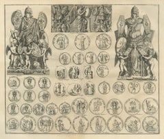 Roman Trophies and Victory Coins with Trajan's Column Victory, 1722