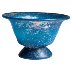 Roman Turquoise-Blue Glass Cup