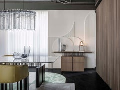 Vase romain bleu-gris