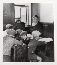 Roman Vishniac - Cheddar in Slonim, Judaica Photograph by Roman Vishniac Cheddar in Slonim, Judaica Photograph by Roman Vishniac