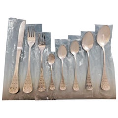 Romance by Bjorn Windblad Rosenthal Silverplate Flatware Set 101pc Modernist New