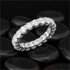 Romance Diamond 18K White Gold Eternity Ring