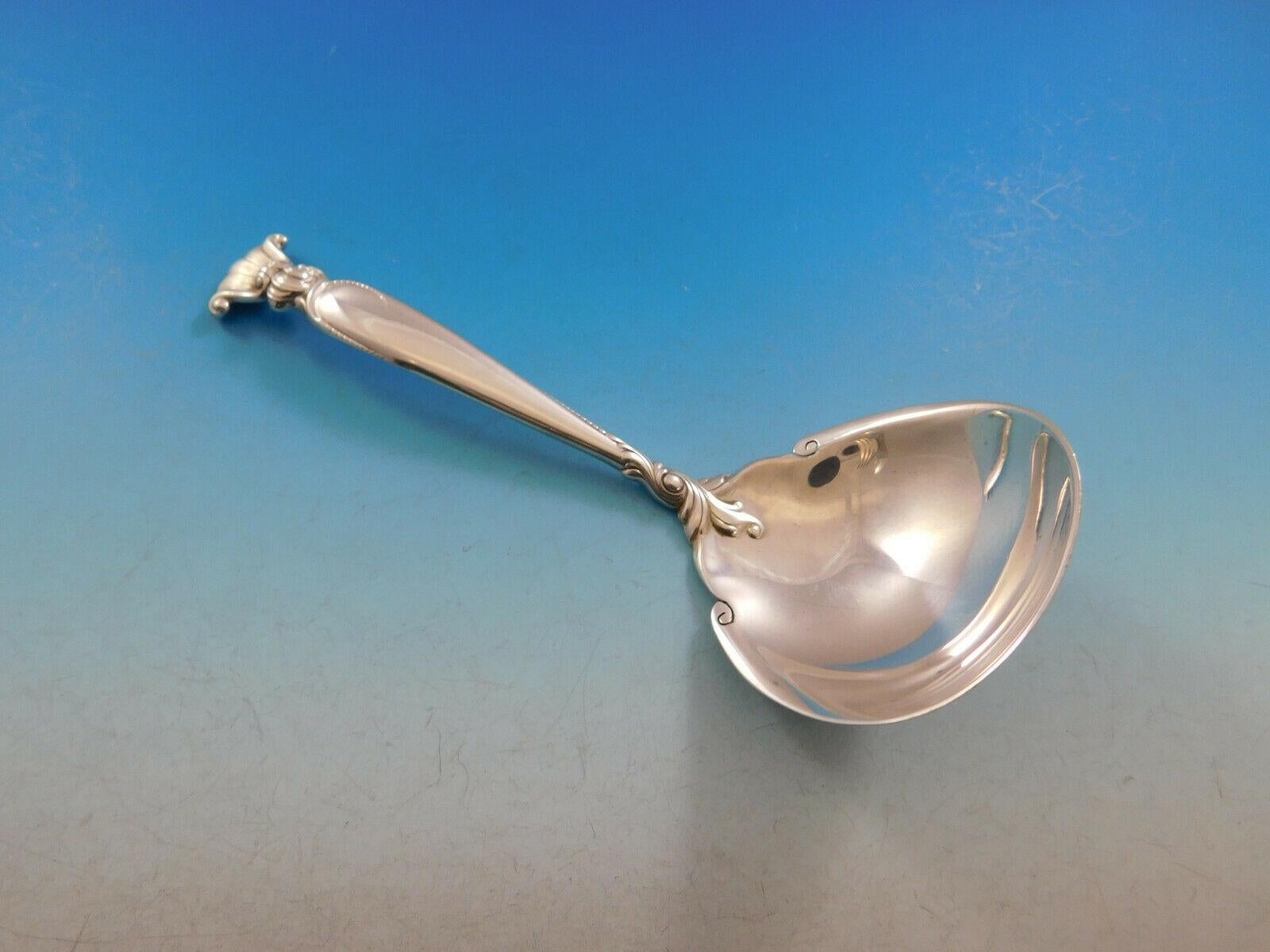 Romance of the Sea by Wallace Sterling Silver Sugar Spoon 6 1/8" 