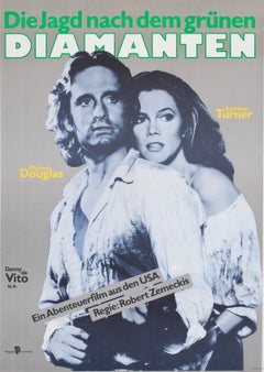 Romancing The Stone 1986 East German Film Poster