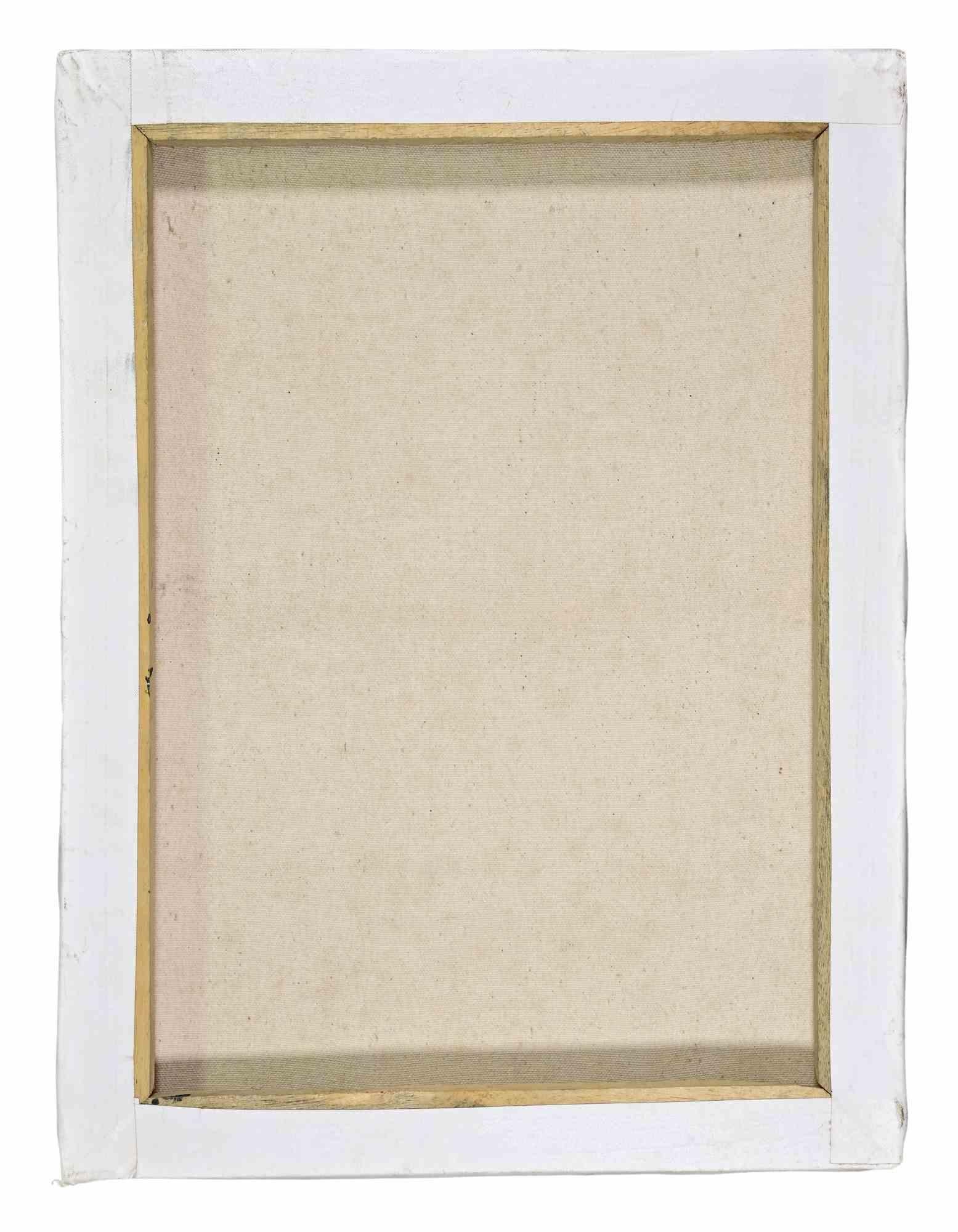 Haitianische Mädchen - Ölgemälde von Romane Jereme - 1980s im Angebot 1