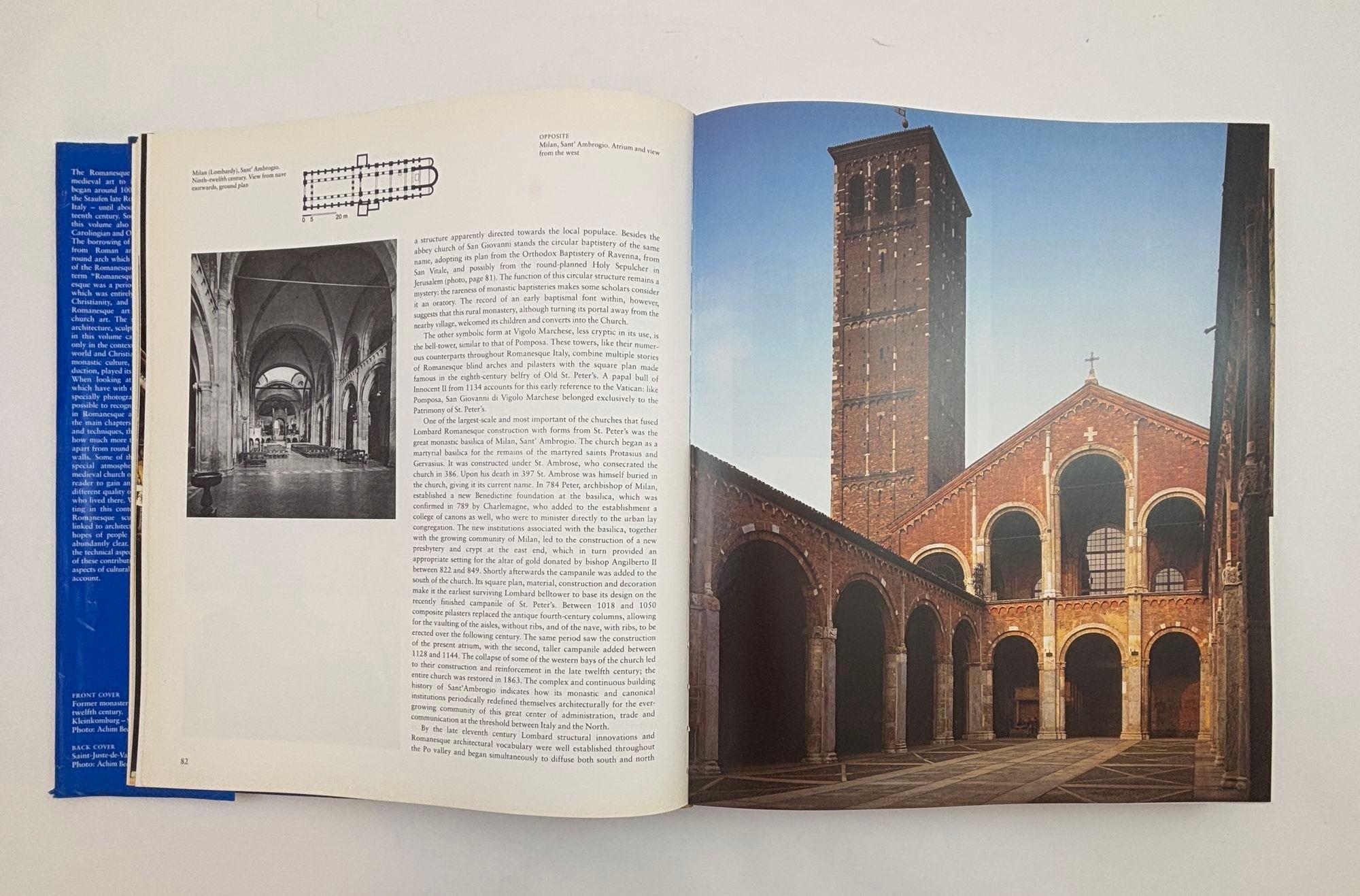 Romanesque Architecture Sculpture Painting Hardcover Toman Rolf. For Sale 1