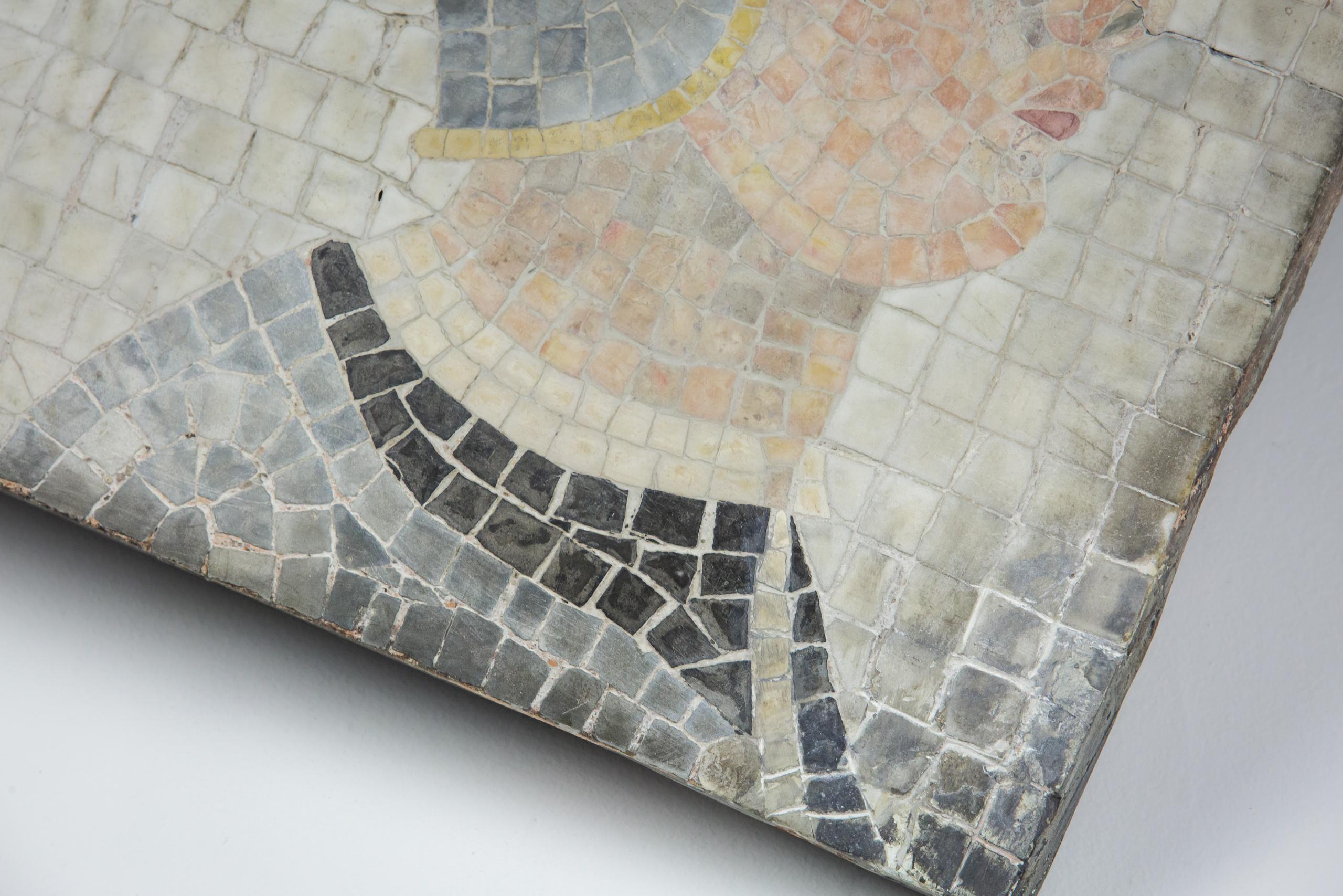 Romanesque Grand Tour Mosaic of Mercury 1