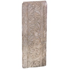 Romanesque Italian Frieze in Marble with a Tree of Life, 12th-13th Century
