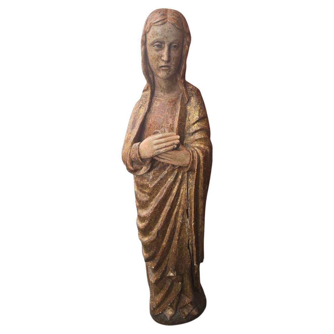 Escultura románica de la Virgen - Siglo XV