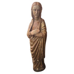 Escultura románica de la Virgen - Siglo XV