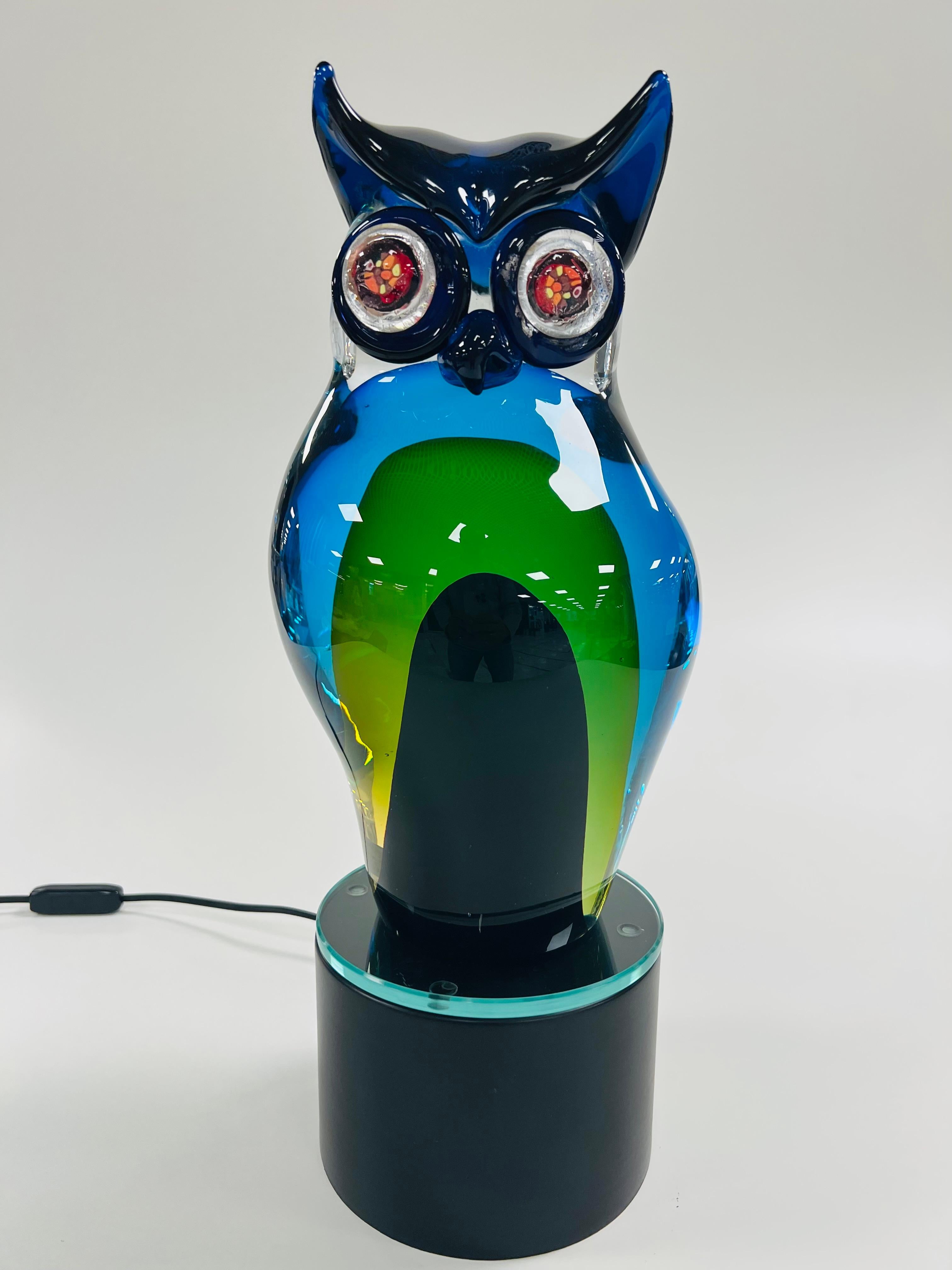 ROMANO DONA par Vetreria Schiavon « Civeta », circa 1950, lampe de table. Bon état - En vente à Rio De Janeiro, RJ