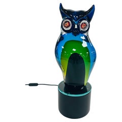 ROMANO DONA per Vetreria Schiavon "Civeta" circa 1950 table lamp.
