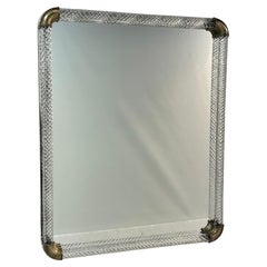 "Romano" Luxus-Spiegel aus Murano-Glas, Art Decò-Stil von Fratelli Tosi