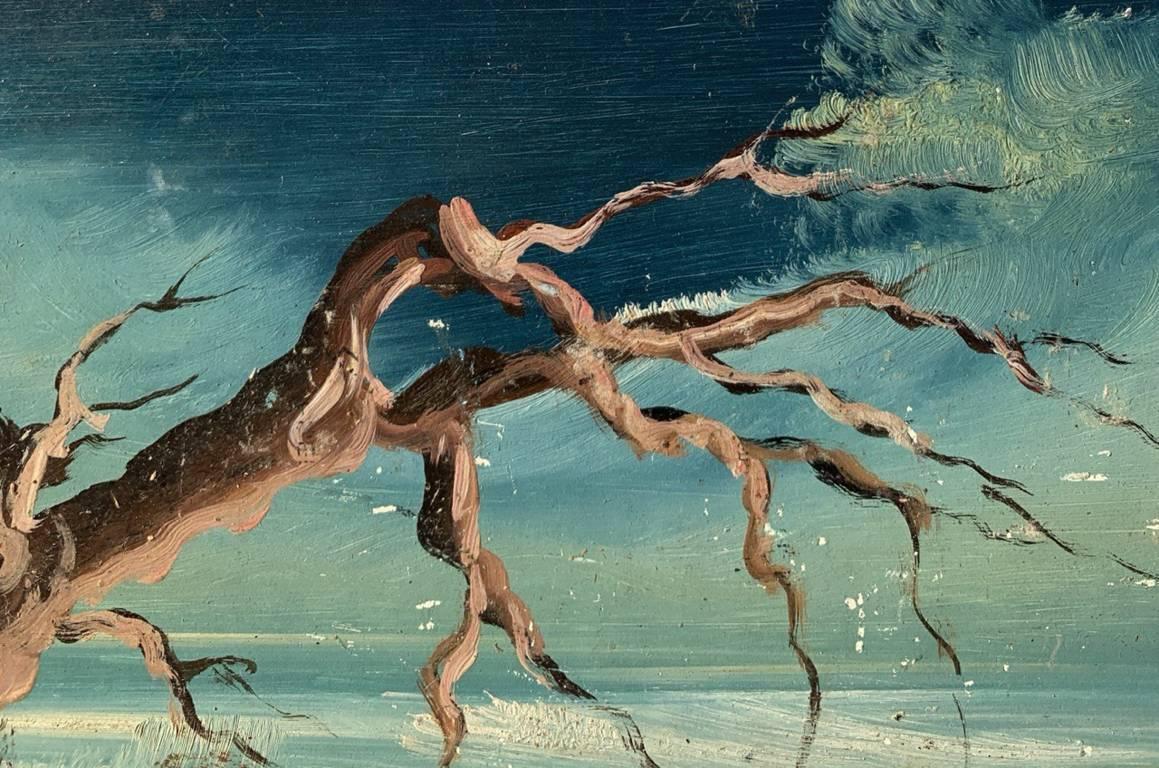 Romano Mussolini (Italian Painter/musician) - 20th century landscape painting For Sale 3