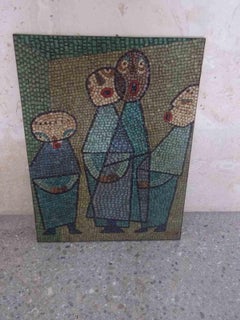 Romanos Glass tesserae Figural Mosaic