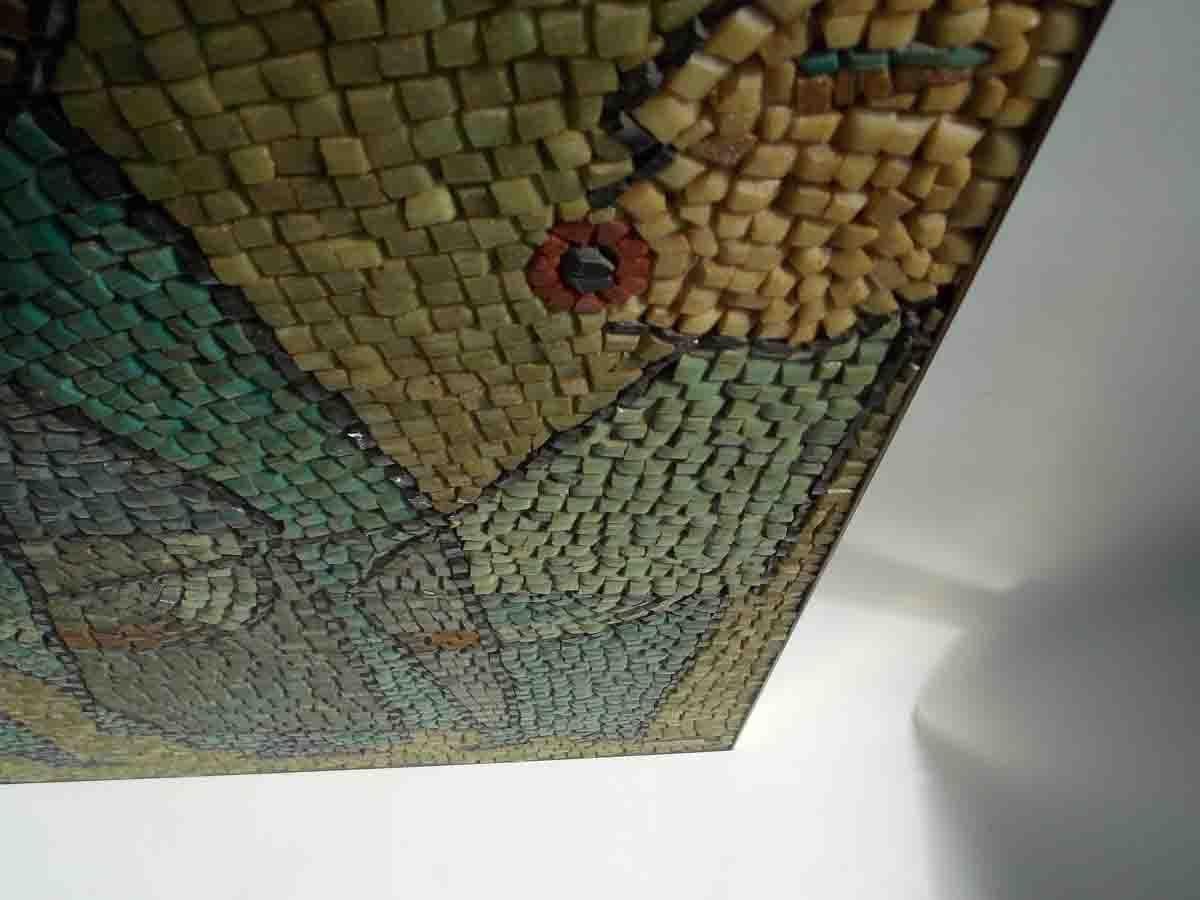 Mid-20th Century Romanos Glass tesserae Figural Mosaic