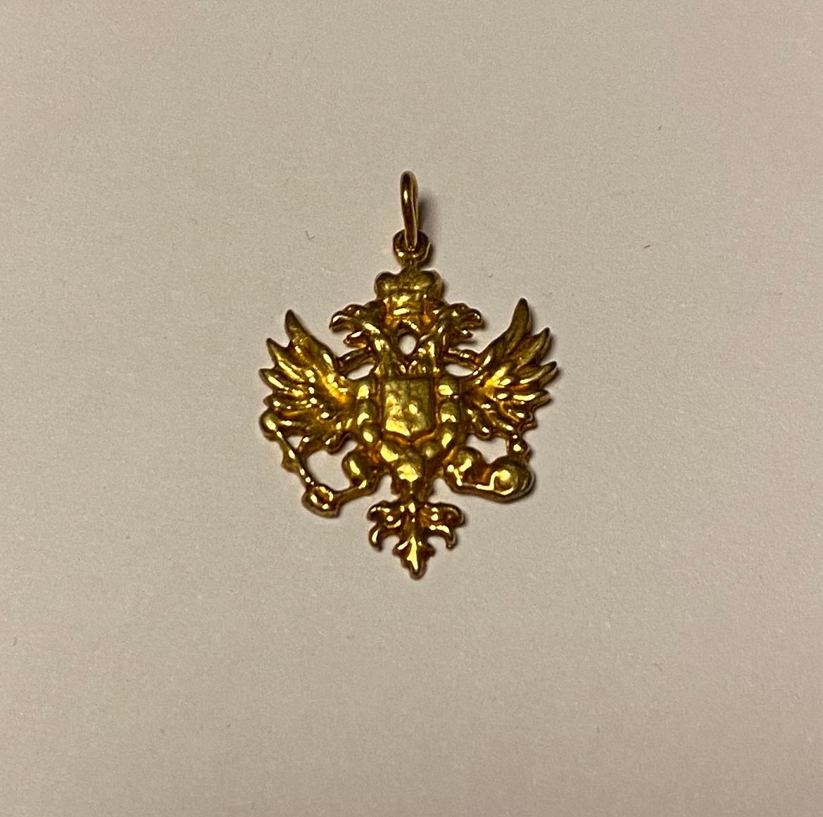 Women's or Men's Romanov Eagle Pendant by Marie Betteley For Sale