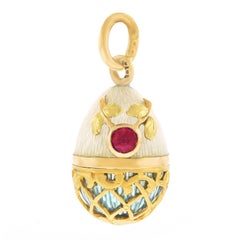 Pendentif oeuf russe de l'époque Romanov