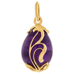 Romanov Era Russian Egg Pendant