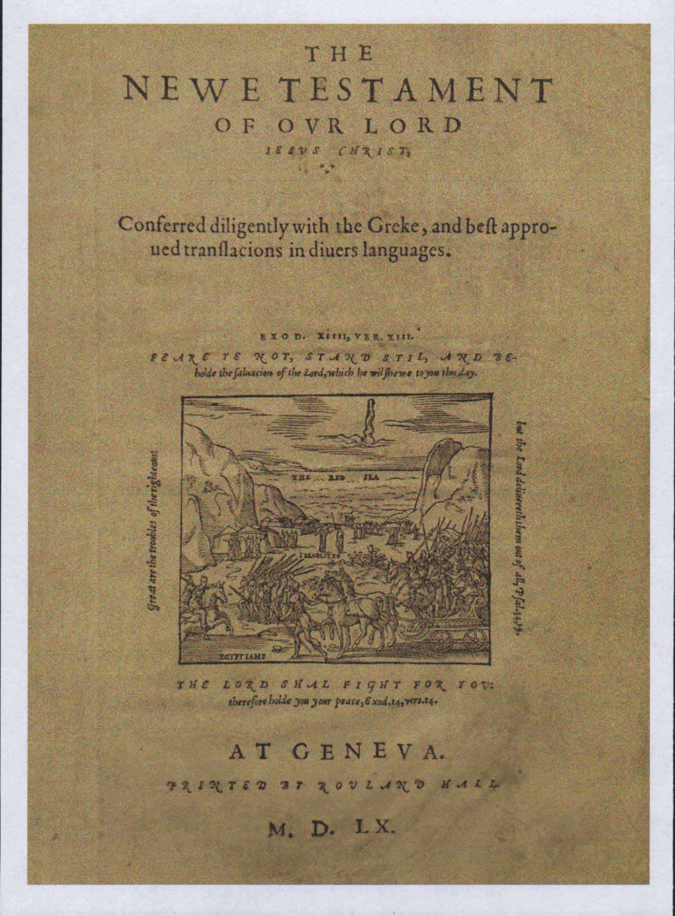 Romans, Complete Book from the 1560 