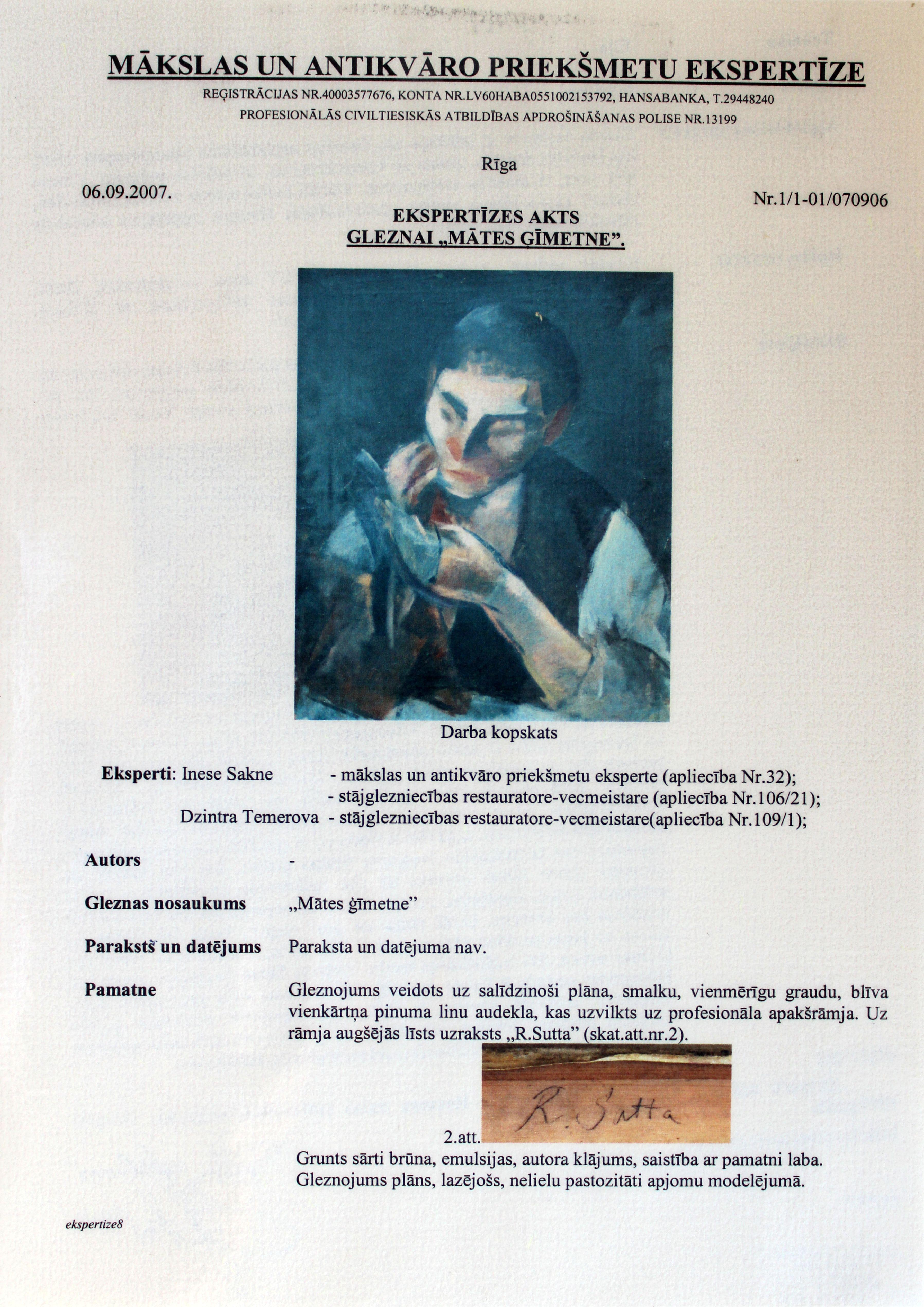 Ritratto della madre. 1917, olio su tela, 60x50 cm in vendita 6